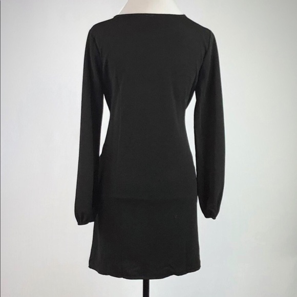 Long Sleeve Black Dress - Picture 3 of 7
